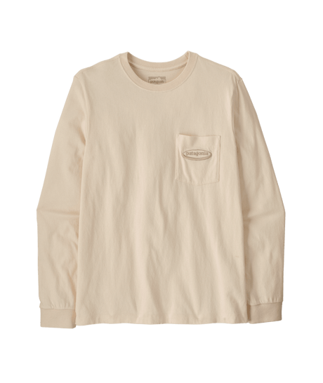 PATAGONIA - M's L/S MW '95 Oval Logo Pocket Tee