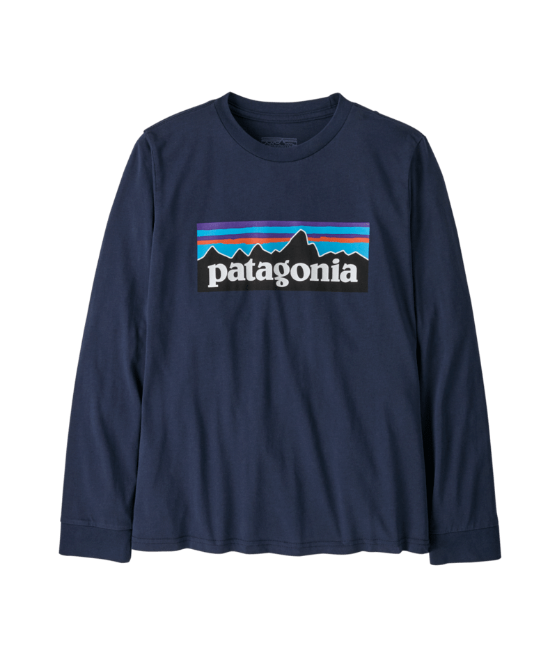 PATAGONIA - K's L/S P-6 Logo T-Shirt