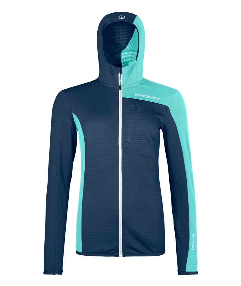 ORTOVOX - "FLEECE LIGHT GRID HOODED JKT W"
