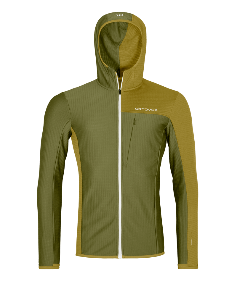 ORTOVOX - "FLEECE LIGHT GRID HOODED JKT M"