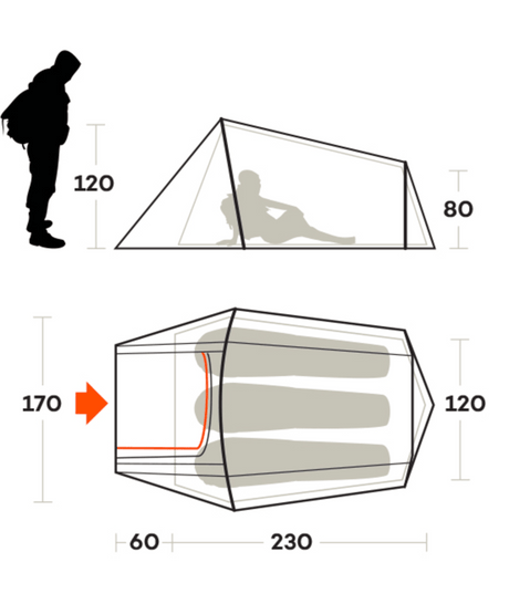 FERRINO - TENDA SLING 3