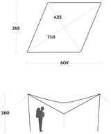 FERRINO - SCREEN TARP mis. 6x4 mt