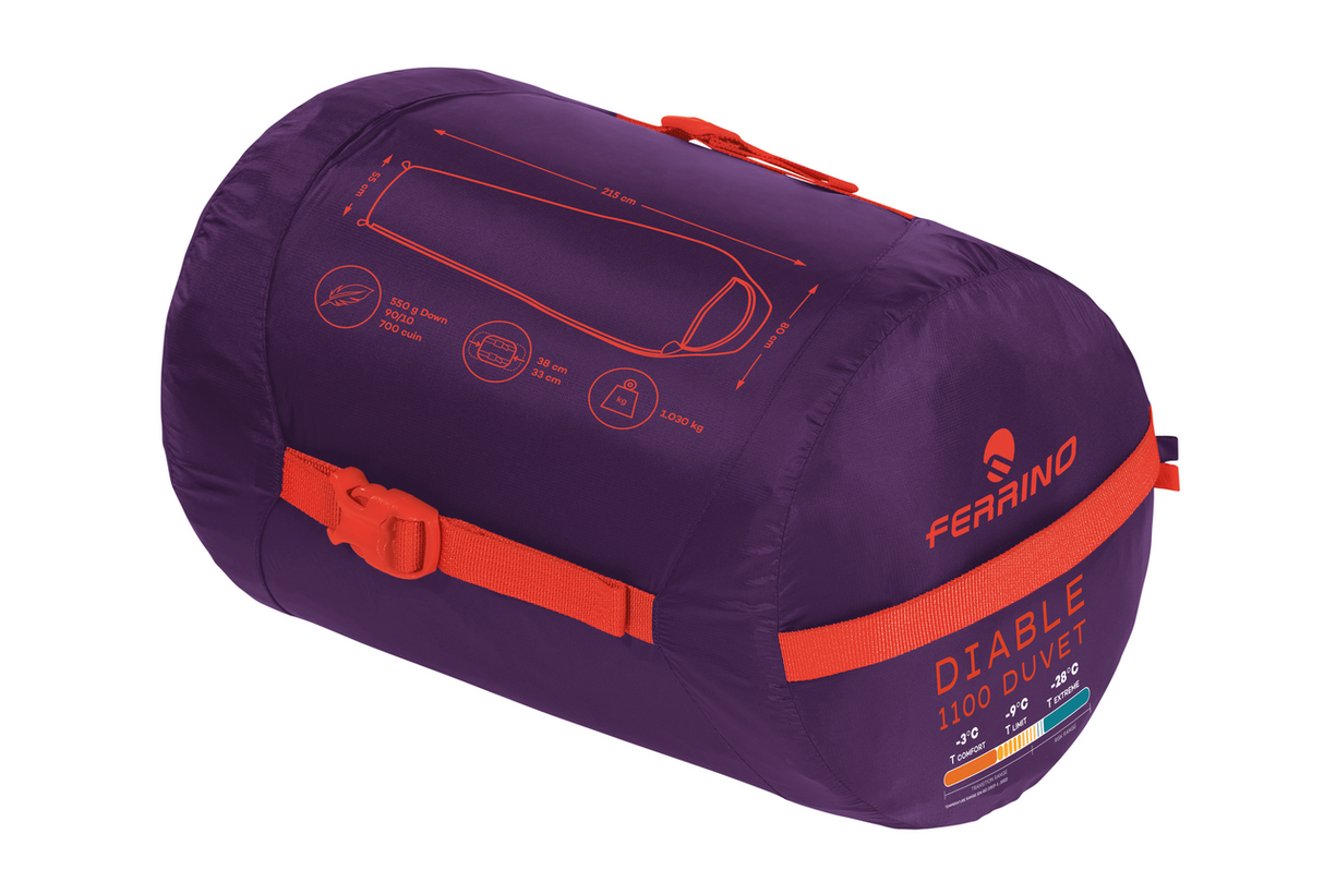 FERRINO - SACCO DIABLE 1100 PIUMINO RDS PIUMINO