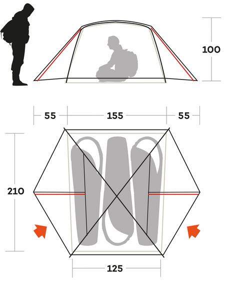 FERRINO - TENDA BLOW 3
