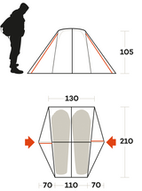 FERRINO - TENDA FUJI 2