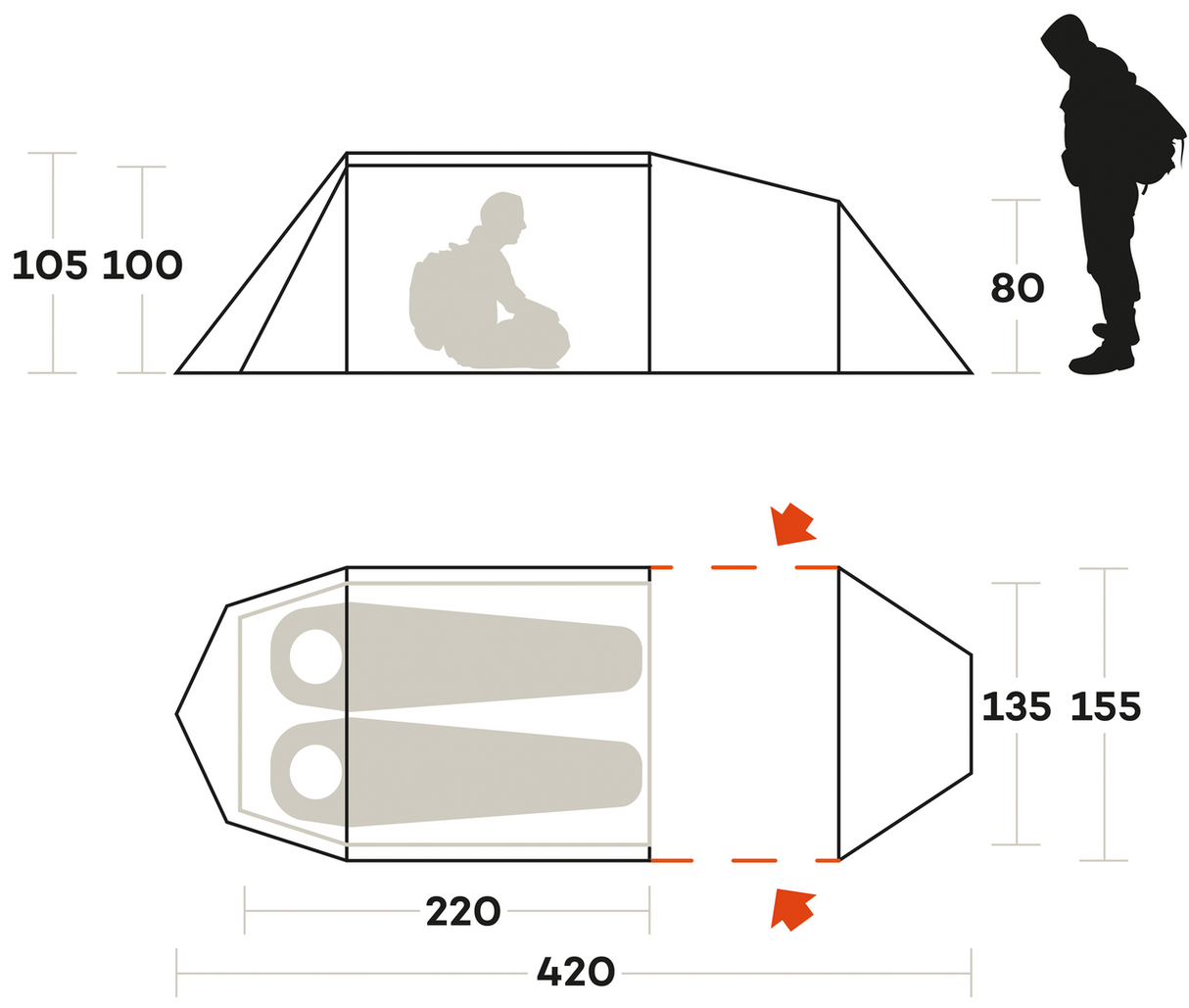 FERRINO - TENDA VOLTA 2
