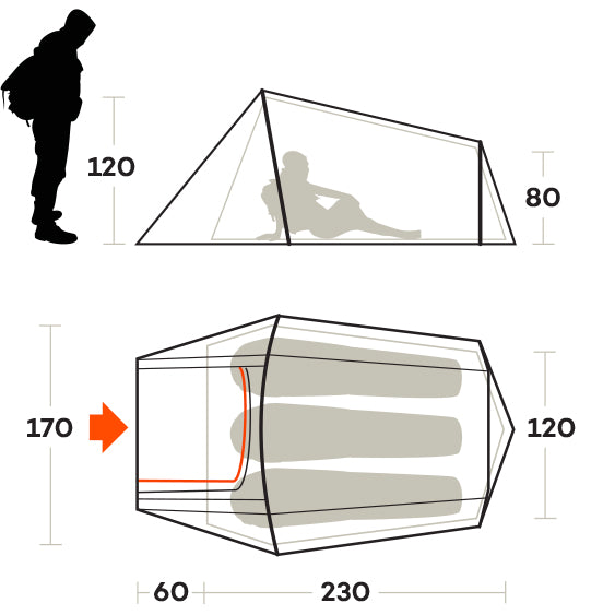 FERRINO - TENDA SLING 3
