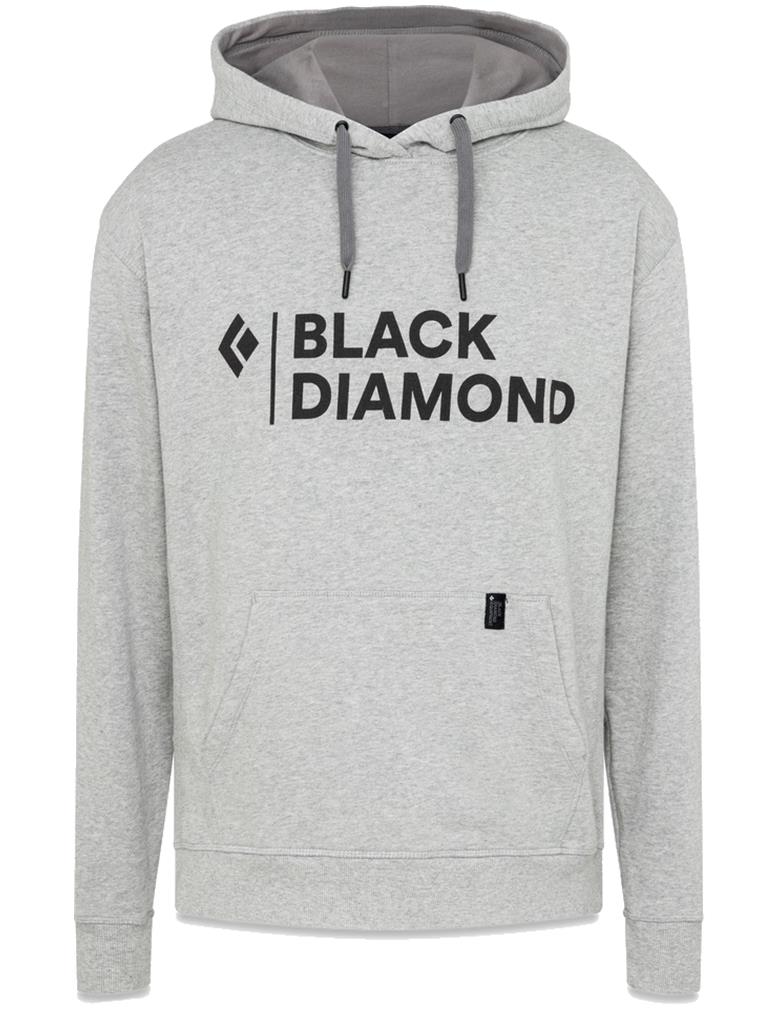 Black Diamond stacked logo hoody