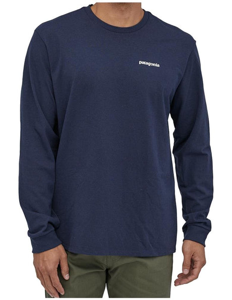 Patagonia long sleeved p6 logo responsibiliti tee uomo