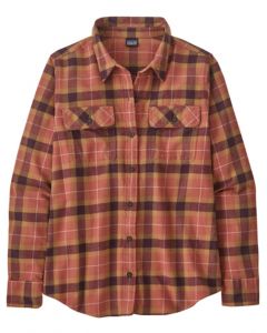 Patagonia organic cotton midweight fjord flannel shirt donna
