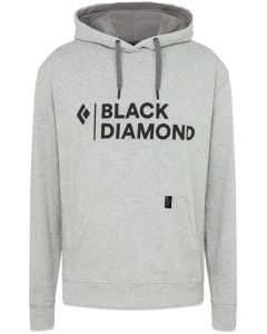 Black Diamond stacked logo hoody