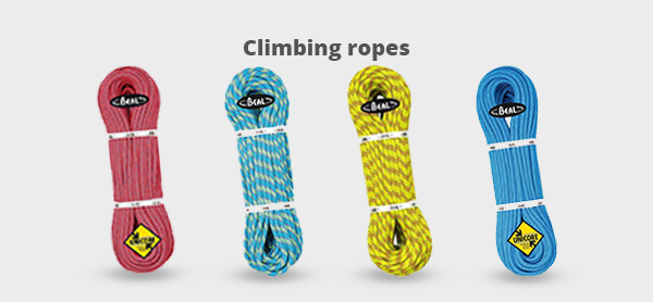 Immagine di quattro corde per l'arrampicata